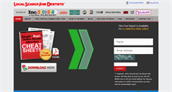 Desktop Screenshot of localsearchfordentists.com